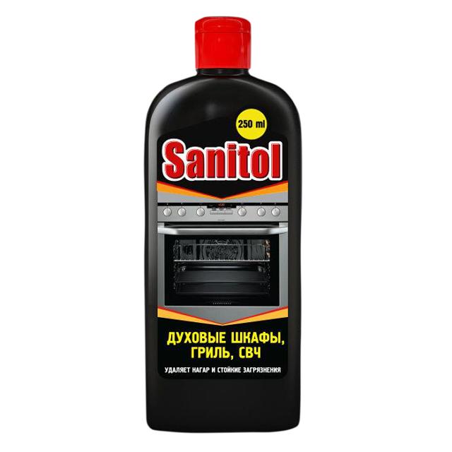 средство чистящее SANITOL для духовых шкафов, свч, грилей гель 0,25л