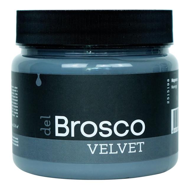 DEL BROSCO | краска акриловая DEL BROSCO Velvet интерьерная 0,4л серая, арт.2515198