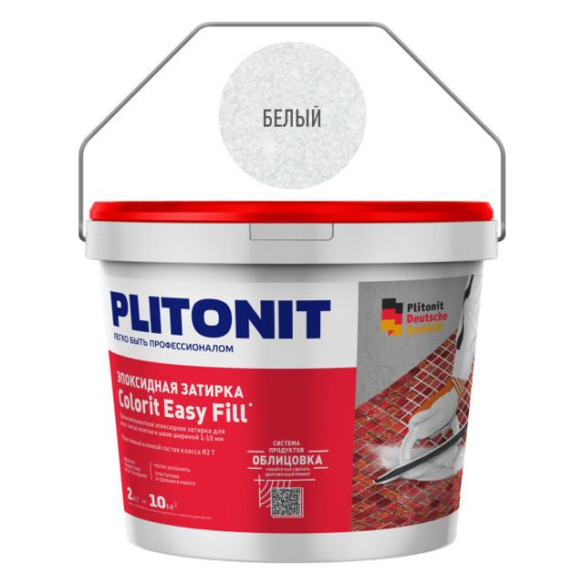 затирка для швов PLITONIT Colorit EasyFill 1-10мм 1кг белый, арт. Н009681