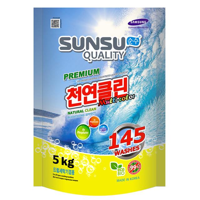 SUNSU QUALITY | порошок стиральный SUNSU QUALITY для цветного белья 5кг