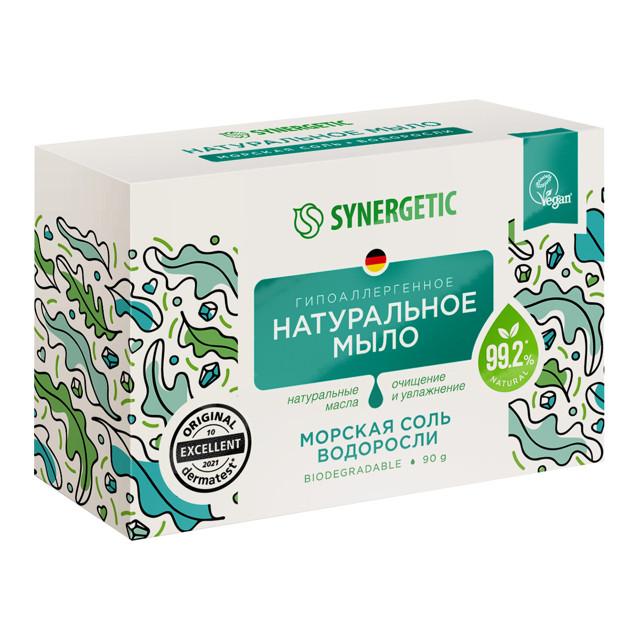 мыло SYNERGETIC Морская соль и Водоросли 90г