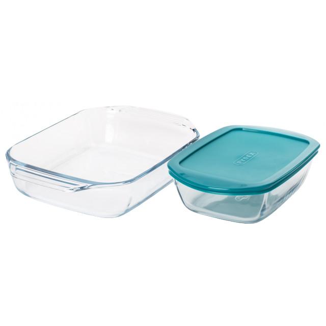 набор блюд для запекания PYREX Irresistible 2пр 2,2/1,1л жаропрочное стекло