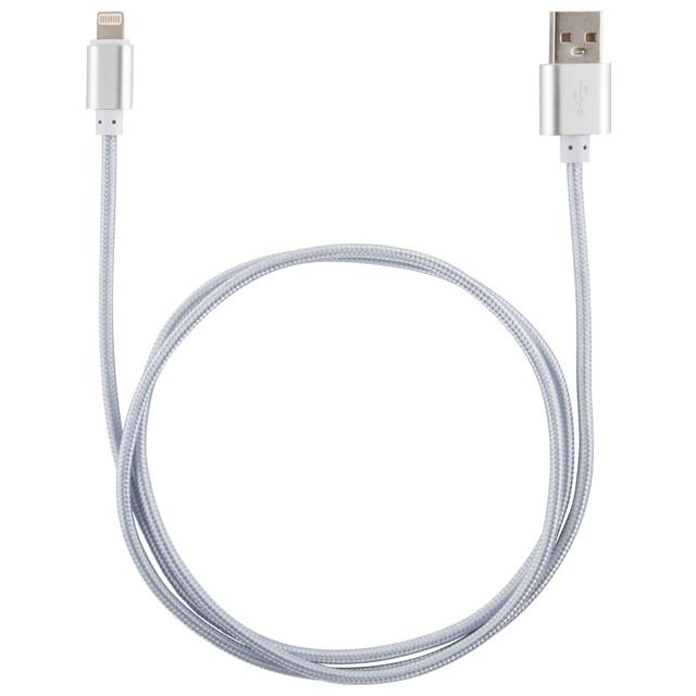 кабель USB 2.0-microUSB ENERGY ET-01 1,0м серебристый