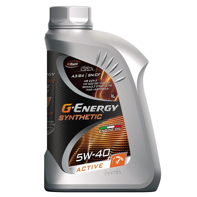 G-ENERGY | масло моторное G-ENERGY Synthetic Active 5W-40 1л