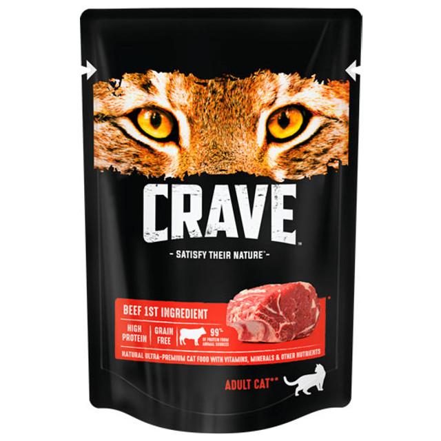 CRAVE | корм для кошек Crave Говядина 70г