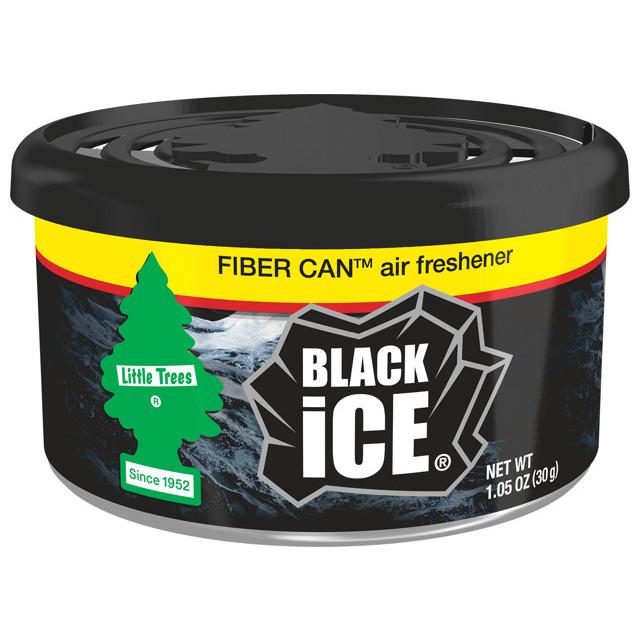 CAR-FRESHNER | ароматизатор LITTLE TREES FIBER CAN Black Ice