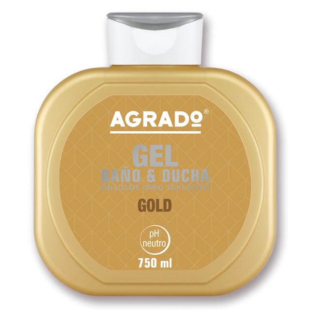 гель для душа AGRADO Gold 750мл