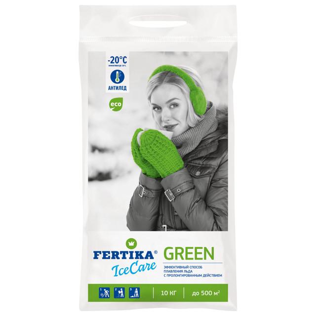 FERTIKA | реагент противогололедный FERTIKA IceCare GREEN 10кг