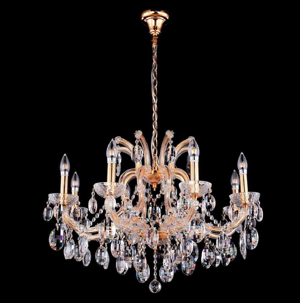 Люстра Crystal Lux HOLLYWOOD SP8 GOLD - 64574