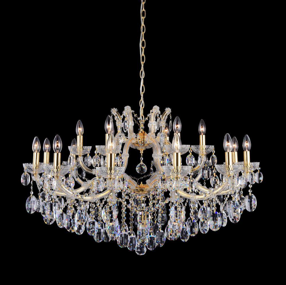 Люстра Crystal Lux HOLLYWOOD SP12+6 GOLD - 96054