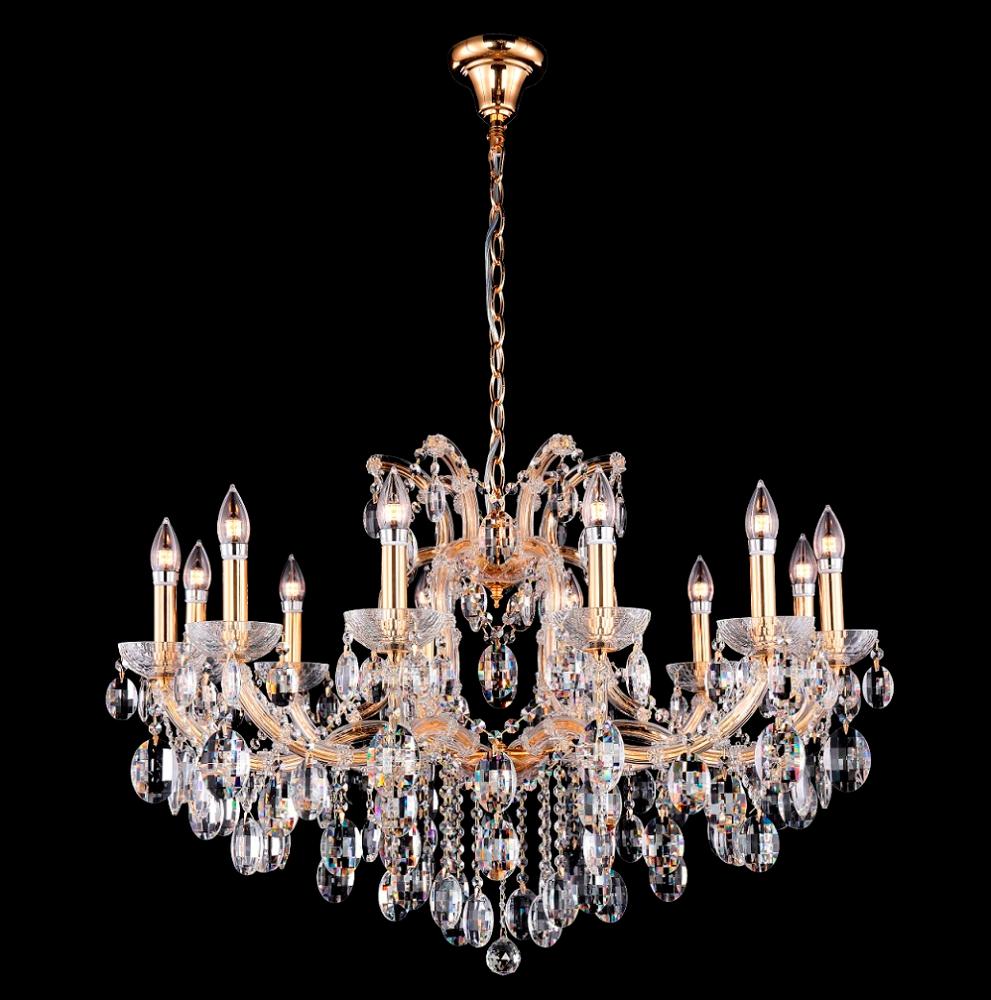 Люстра Crystal Lux HOLLYWOOD SP12 GOLD - 64575