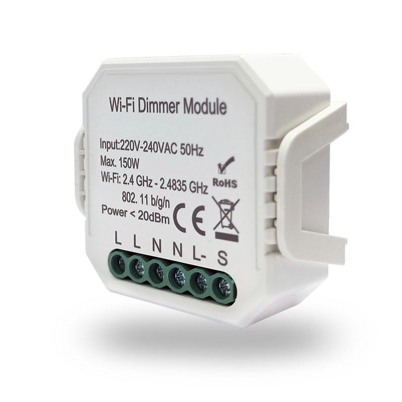 Одноканальное Wi-Fi реле-диммер 1x150Вт Denkirs RL1003-DM - 223247