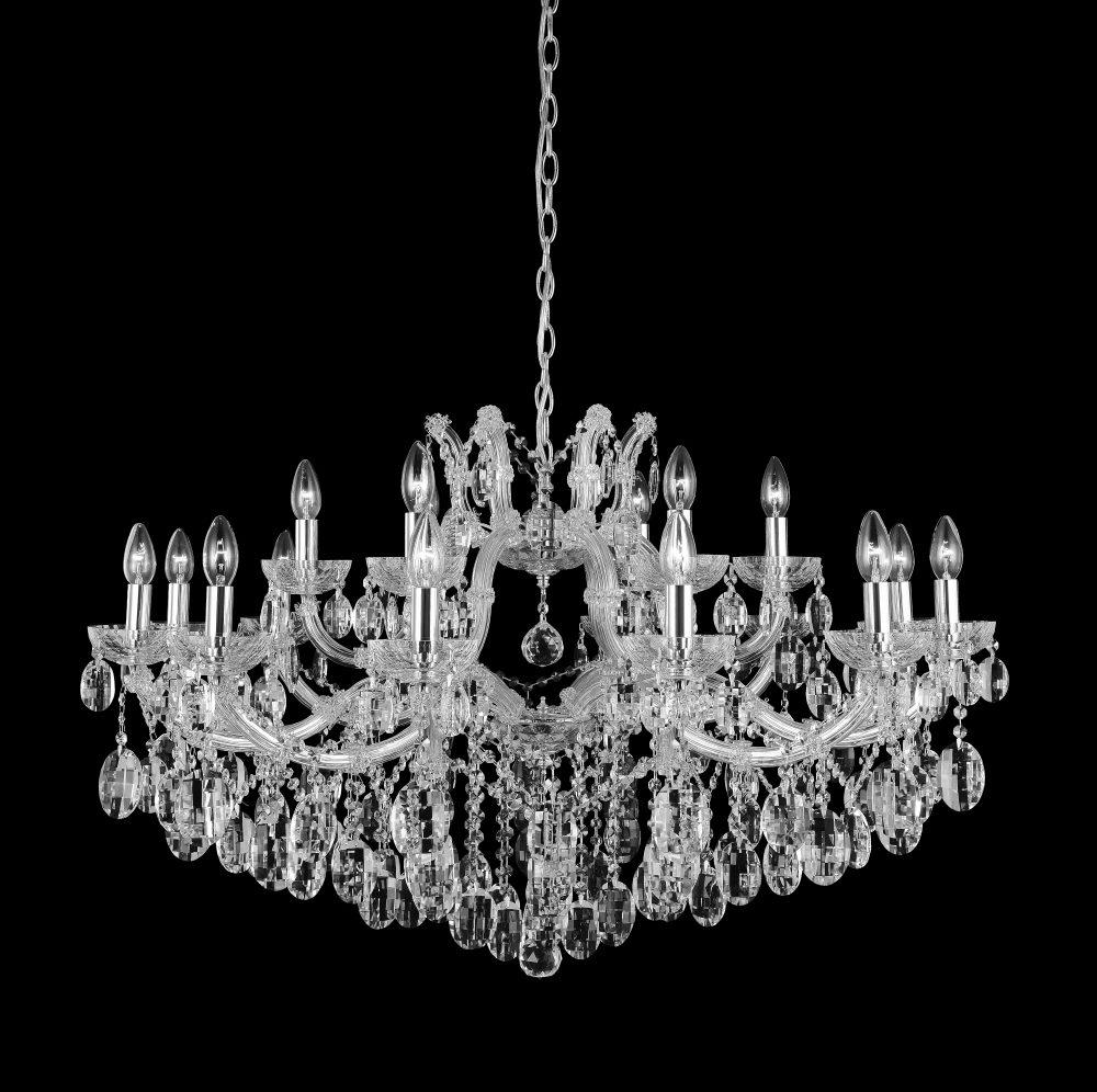 Люстра Crystal Lux HOLLYWOOD SP12+6 CHROME - 96053