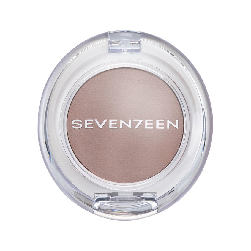 Тени для век `SEVENTEEN` SILKY SHADOW BASE компактные базовые тон 111 Какао