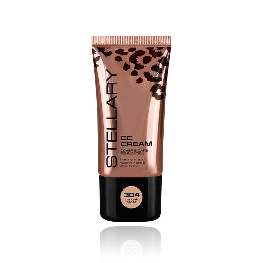 Крем для лица `STELLARY` СС CREAM FOUNDATION тон 304 Легкий загар