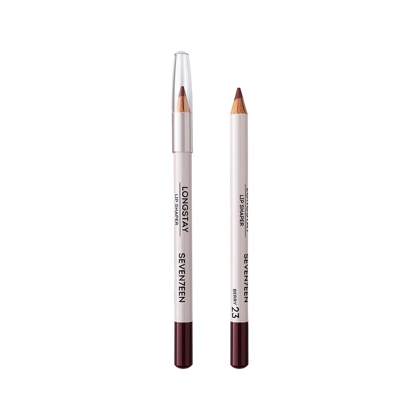 SEVENTEEN | Карандаш для губ `SEVENTEEN` LONGSTAY LIP SHAPER PENCIL стойкий тон 23 Ягодный