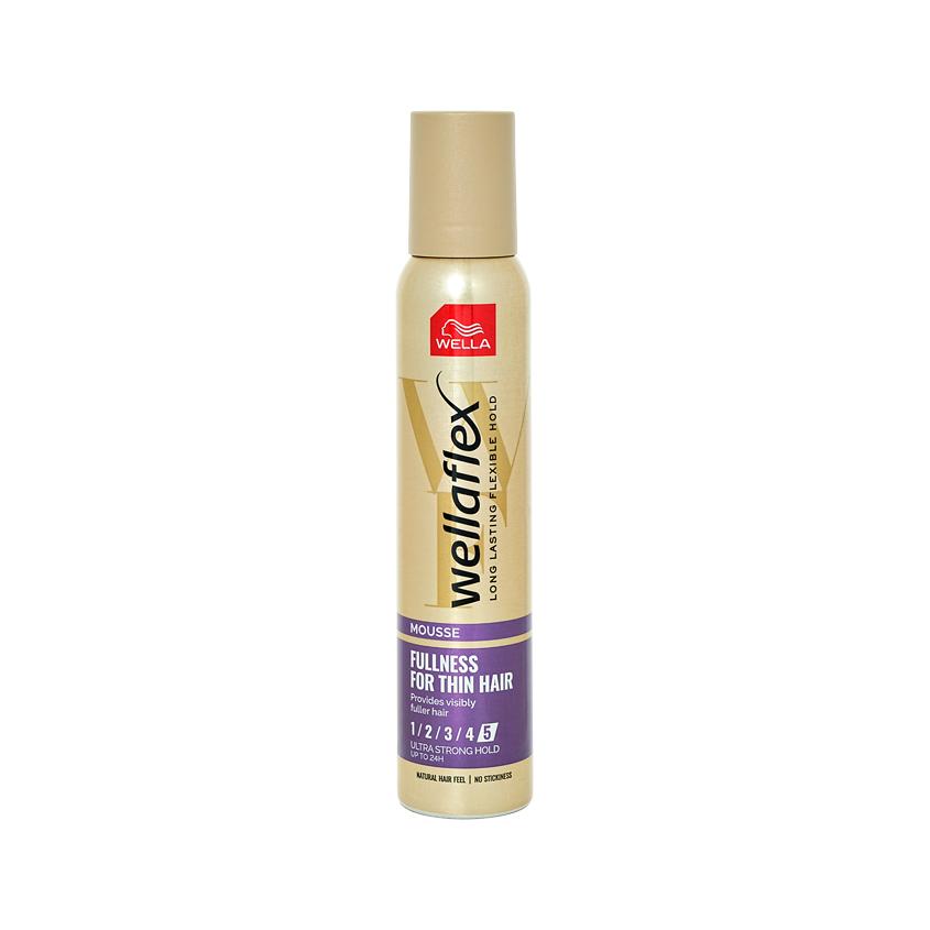 Мусс для волос `WELLA` `WELLAFLEX` объем для тонких волос 200 мл