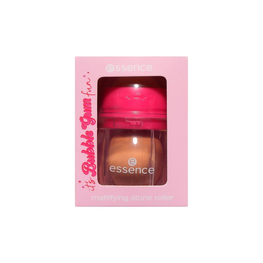 Каменный ролик для лица `ESSENCE` IT`S BUBBLE GUM FUN матирующий тон 01 Double bubble