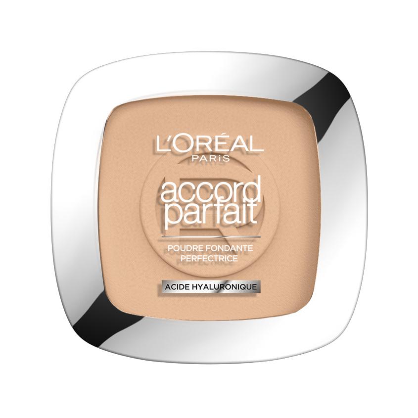 Пудра компактная для лица `LOREAL` ALLIANCE PERFECT Совершенное слияние тон N2 (ванильный)