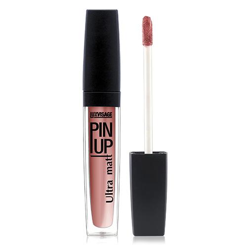 Блеск для губ `LUXVISAGE` `PIN UP` ULTRA MATT матовый тон 18 cream praline