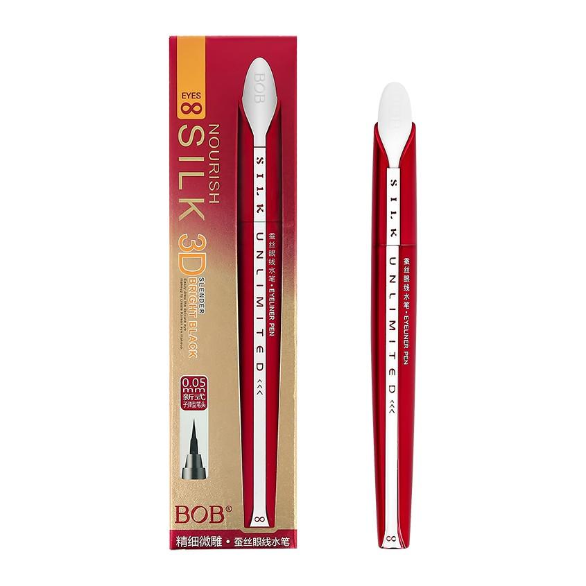 BOB | Подводка для глаз `BOB` SILK EYELINER RED черная