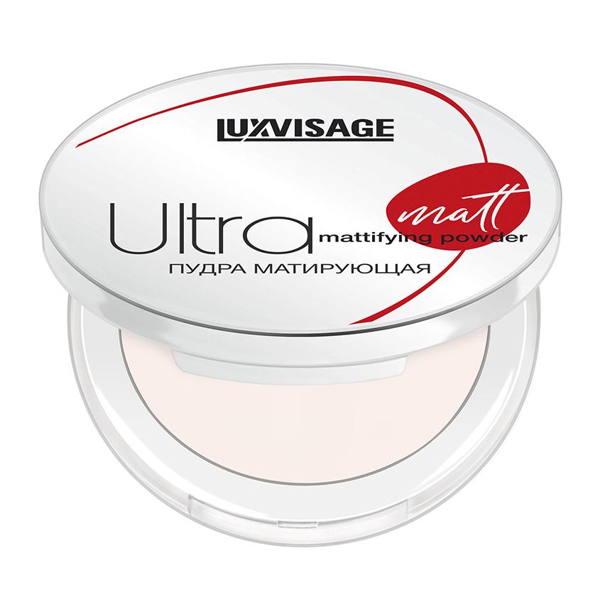 Пудра компактная для лица `LUXVISAGE` ULTRA MATT тон 101 porcelain