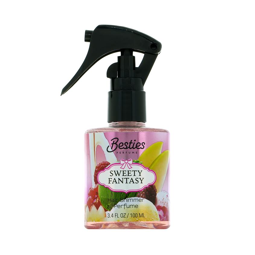 Парфюмированный спрей для волос с шиммером `BESTIES` HAIR PERFUME Sweety fantasy 100 мл