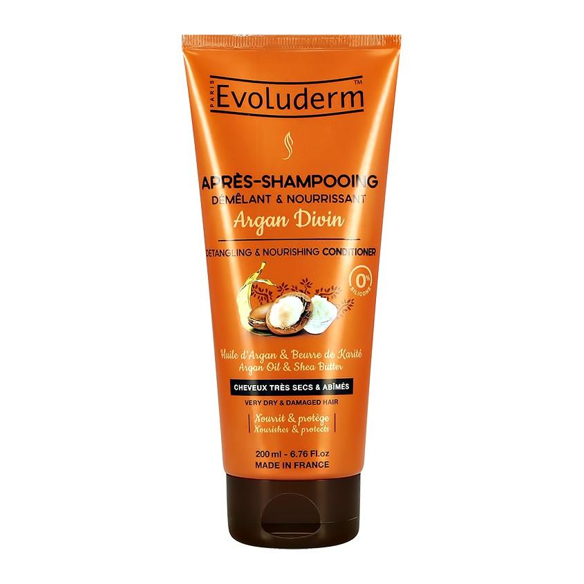 Кондиционер для волос `EVOLUDERM` ARGAN DIVIN с аргановым маслом (питательный) 200 мл