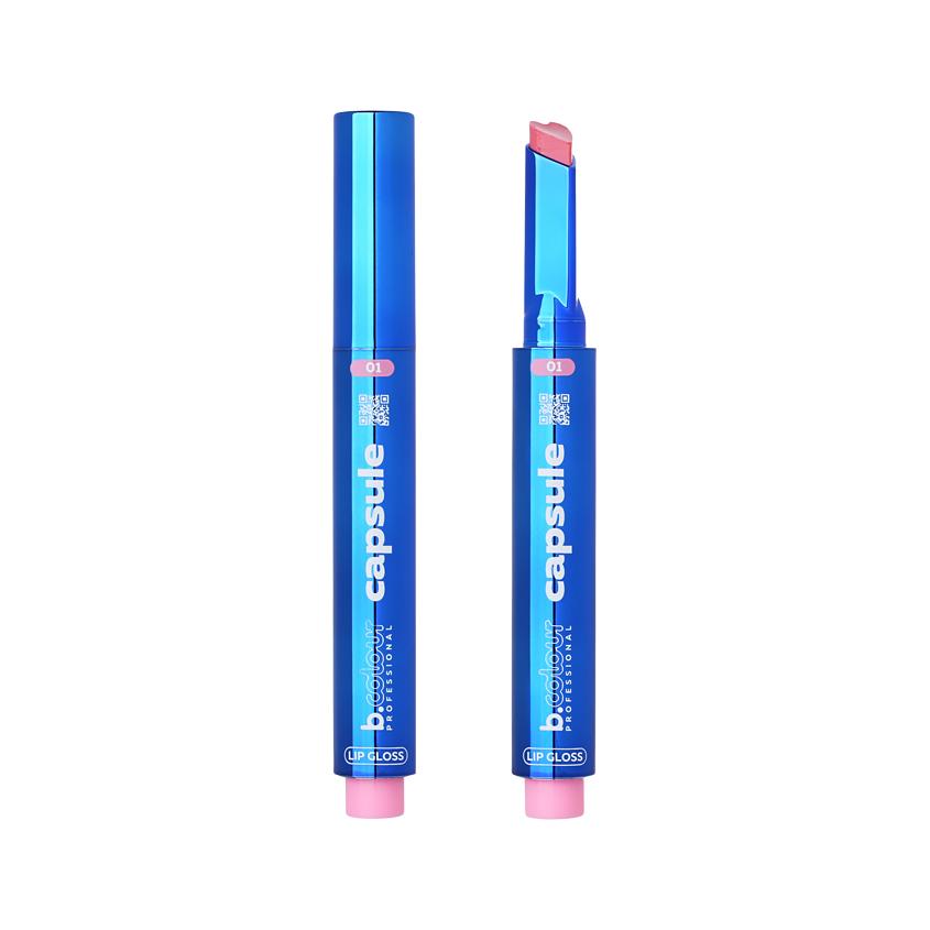 Блеск для губ `B.COLOUR PROFESSIONAL` GLOSSY LIP BOMB автоматический тон 01 Muse