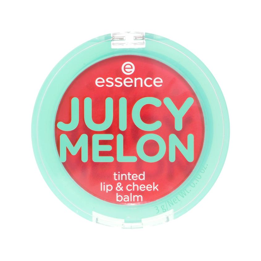 Бальзам для губ и лица `ESSENCE` JUICY MELON реагирующий на PH с ароматом арбуза