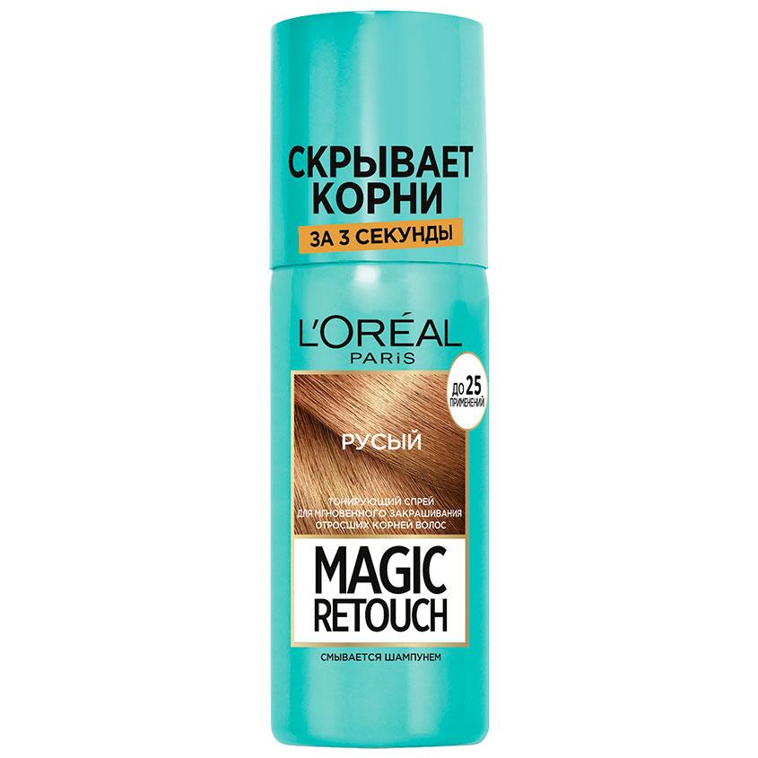 Спрей для волос тонирующий `LOREAL` `MAGIC RETOUCH` тон 4 (русый) 75 мл