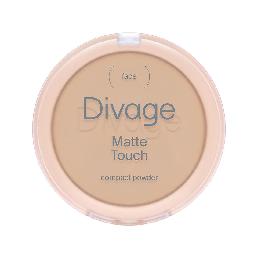 Пудра для лица `DIVAGE` MATTE TOUCH компактная матирующая тон 04 Sand