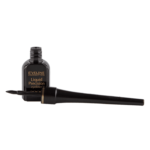 Подводка для глаз `EVELINE` LIQUID PRECISION LINER 2000 PROCENT черная матовая