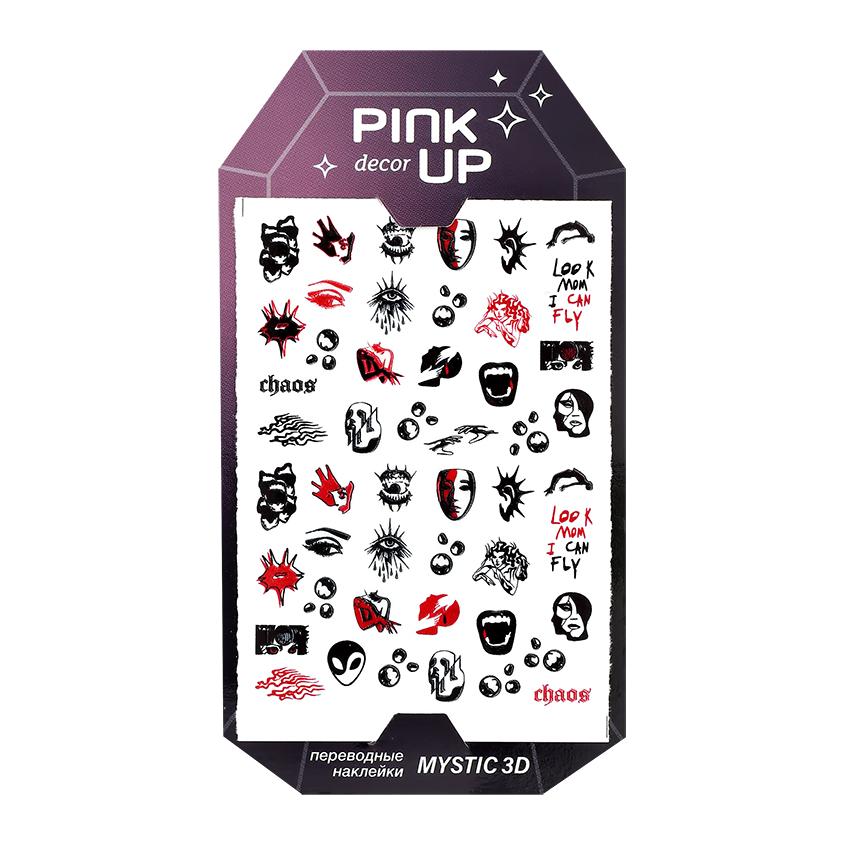 Наклейки для ногтей `PINK UP` `DECOR` MYSTIC COLLECTION 3D переводные тон 182