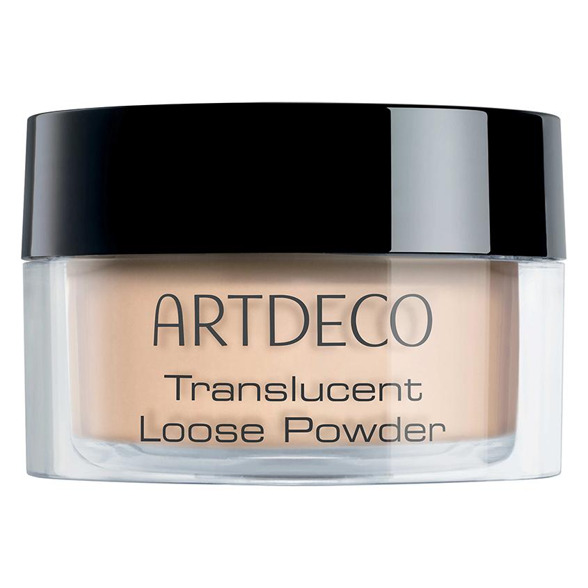 Пудра для лица `ARTDECO` TRANSLUCENT LOOSE POWDER рассыпчатая тон 02