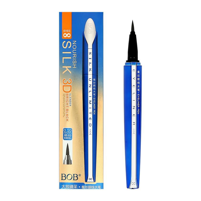 BOB | Подводка для глаз `BOB` SILK EYELINER BLUE черная