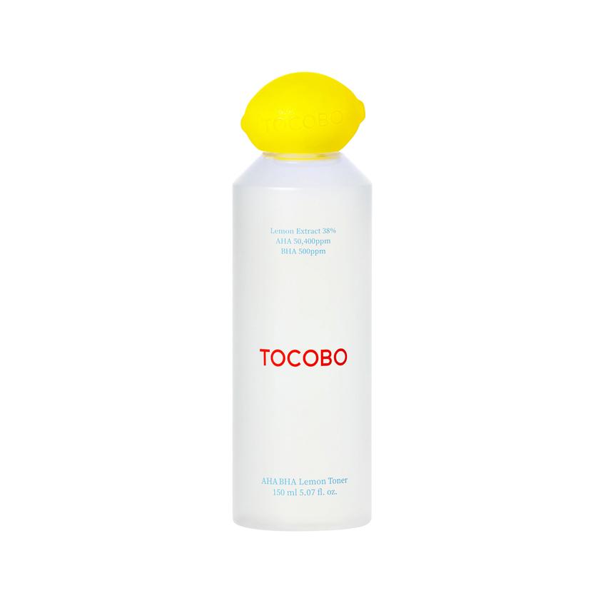 Тонер для лица `TOCOBO` AHA BHA LEMON отшелушивающий с экстрактом лимона и кислотами 150 мл