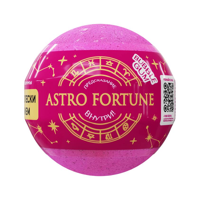 Бурлящий шар для ванны `FABRIK COSMETOLOGY` `ASTRO FORTUNE` с шиммером Bubble Gum 120 г