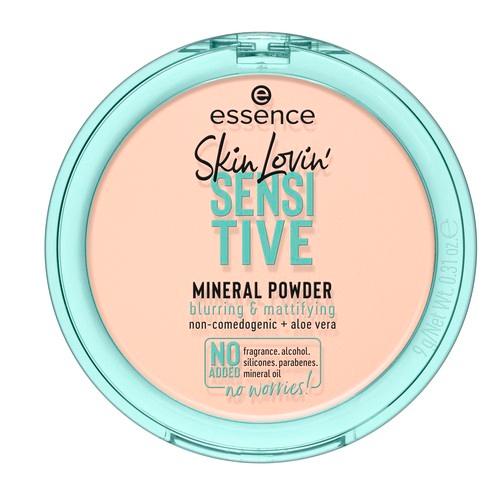 Пудра компактная для лица `ESSENCE` SKIN LOVIN` SENSITIVE минеральная для чувствительной кожи