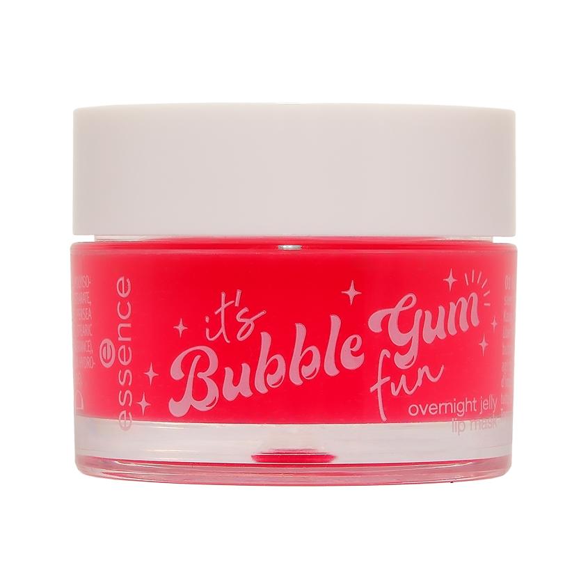 Маска для губ `ESSENCE` IT`S BUBBLE GUM FUN ночная тон 01 Gummy`licious