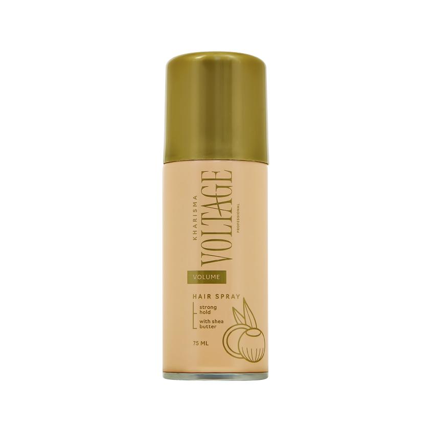 Лак для волос `KHARISMA VOLTAGE` CASHMERE объем и сильная фиксация (с маслом ши) 75 мл