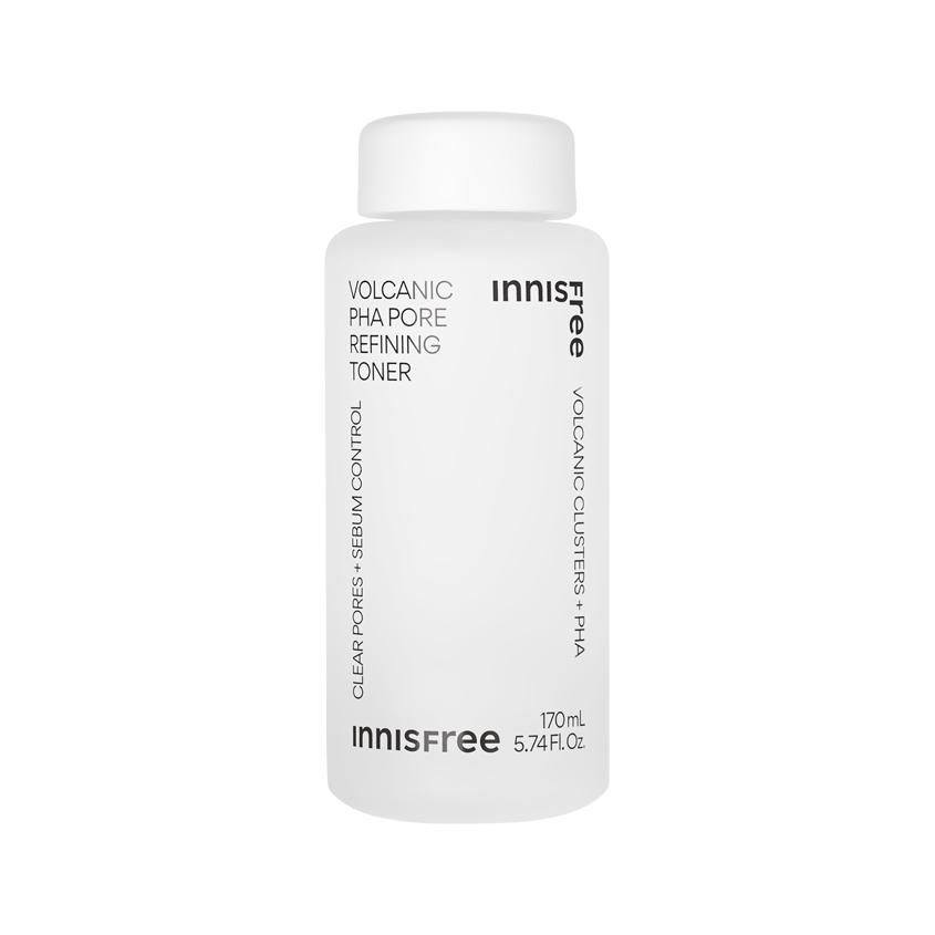 Тоник для лица `INNISFREE` вулканический с PHA кислотами для жирной кожи с эффектом сглаживания пор 170 мл