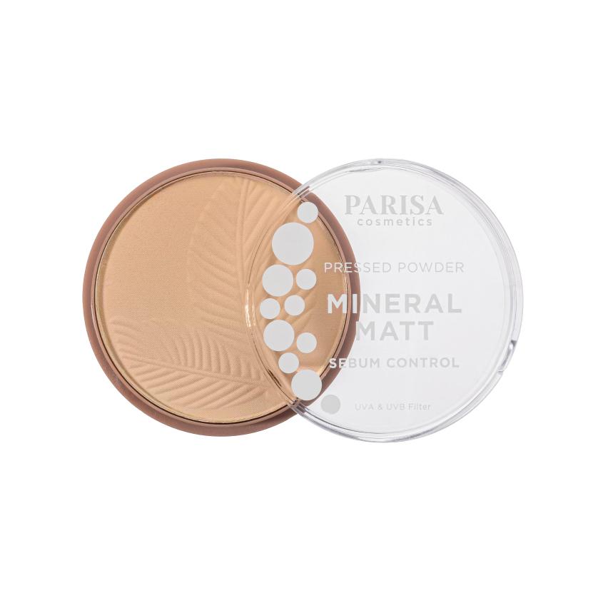 PARISA | Пудра компактная для лица `PARISA` MINERAL MATT минеральная тон 05