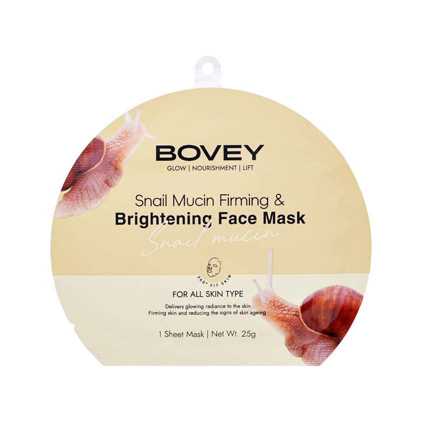 BOVEY | Маска для лица `BOVEY` укрепляющая с муцином улитки 25 г