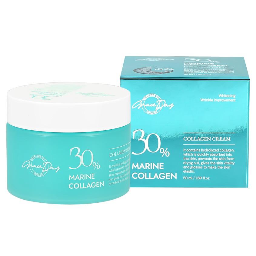 Крем для лица `GRACE DAY` 30% MARINE COLLAGEN с морским коллагеном (укрепляющий) 50 мл