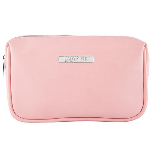 Косметичка must have прямоугольная `LADY PINK` `BASIC` розовая