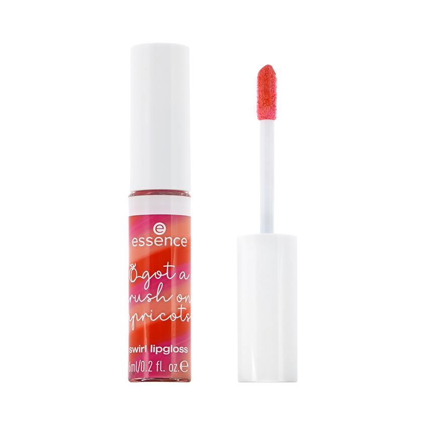 Блеск для губ `ESSENCE` GOT A CRUSH ON APRICOTS с маслом жожоба и витамином E тон 01