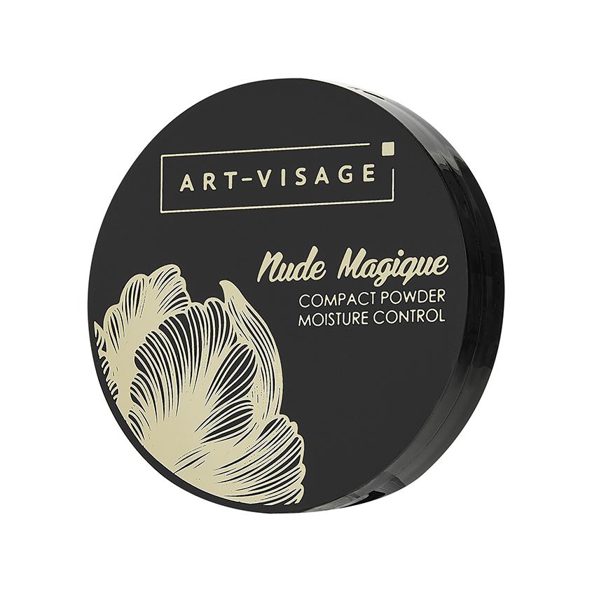 Пудра для лица `ART-VISAGE` NUDE MAGIQUE компактная для сухой и нормальной кожи тон 112 Натуральный беж