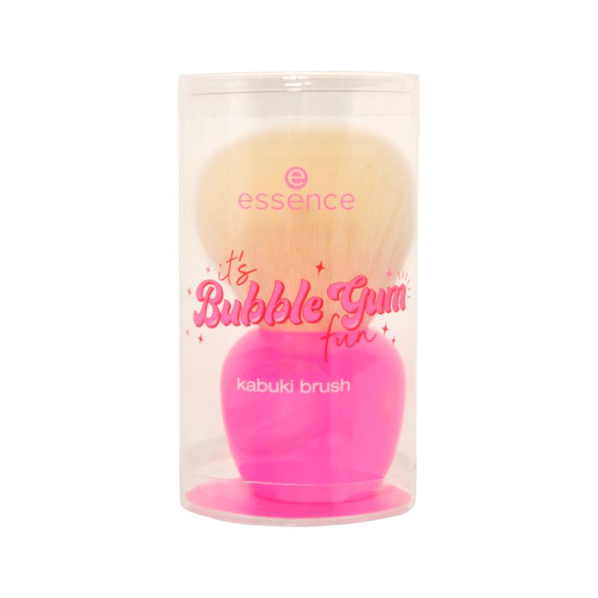 Кисть кабуки для макияжа лица `ESSENCE` IT`S BUBBLE GUM FUN тон 01 Bubblin` Big