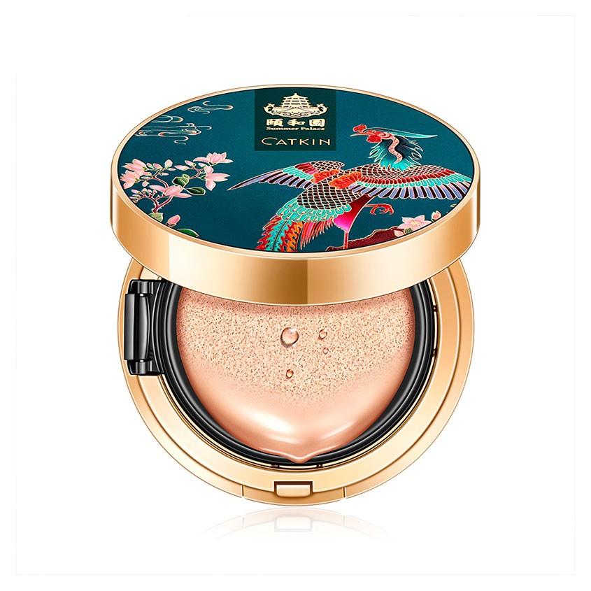 Основа-кушон тональная для лица `CATKIN` BB CUSHION в комплекте сменный блок тон C01 natural